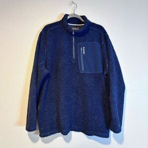Hi-Tec Men's Navy Zip-Up fleece Sweater XXL